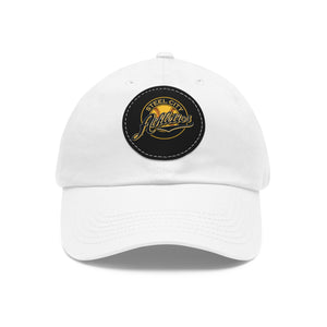 Dad Hat with Leather Patch (Round w/printed logo) - SCA