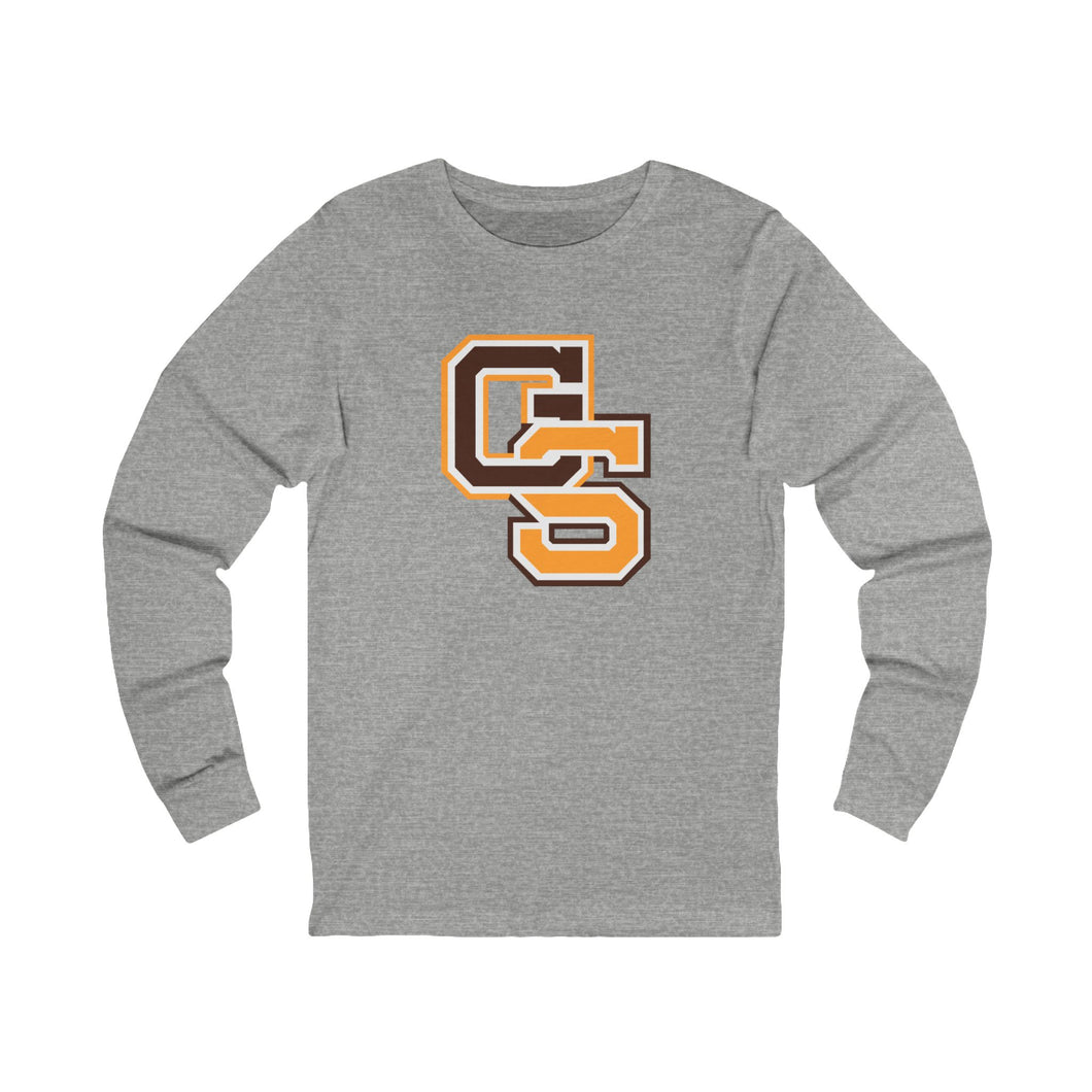 Unisex Jersey Long Sleeve Tee - GS logo