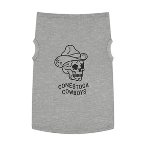 Conestoga Cowboys Pet Tank Top (black logo)
