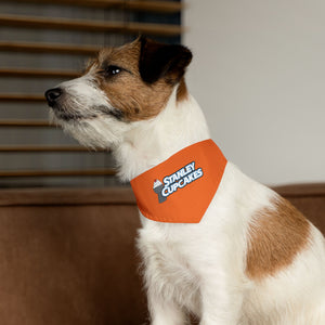 Pet Bandana Collar Orange- Stanley Cupcakes