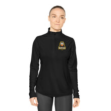 Ladies Quarter-Zip Pullover - Husky Broomball