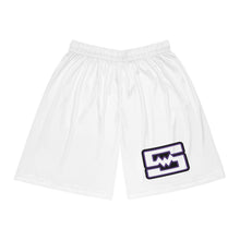Warm Up Shorts (basketball style, no pockets) - Shockwave (white)