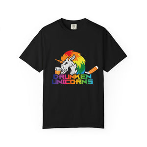 Drunken Unicorn Unisex Garment-Dyed T-shirt - PBH