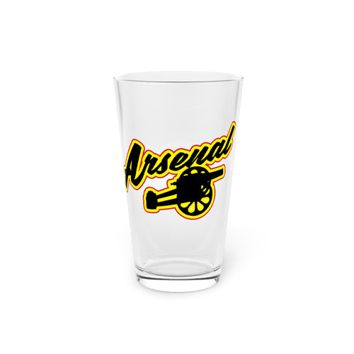 Pint Glass, 16oz - Arsenal