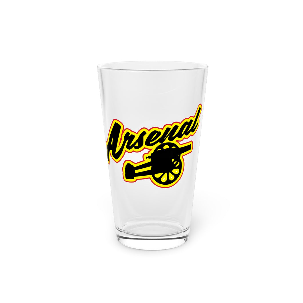 Pint Glass, 16oz - Arsenal