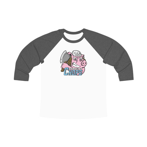 CHOPS Unisex Tri-Blend 3/4 Raglan Tee