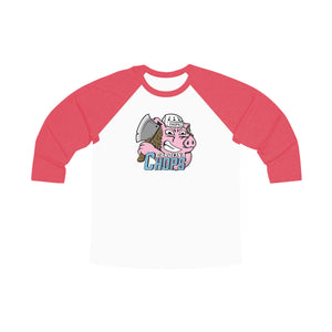 CHOPS Unisex Tri-Blend 3/4 Raglan Tee