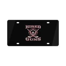 Hired Guns License Plate