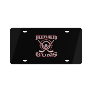 Hired Guns License Plate