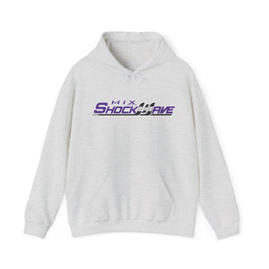 Unisex Hooded Sweatshirt - Mix Sports Shockwave (front and back logos)