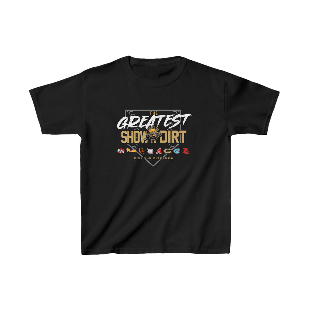 SC Athletics Kids Heavy Cotton™ Tee - Greatest Show (colors)