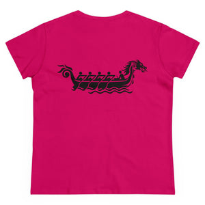 Making Waves - Women's Midweight Cotton Tee - Paddle Like a Mother