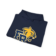 Unisex Hooded Sweatshirt - Franklin Regional Devo (front logo, sleeve text)