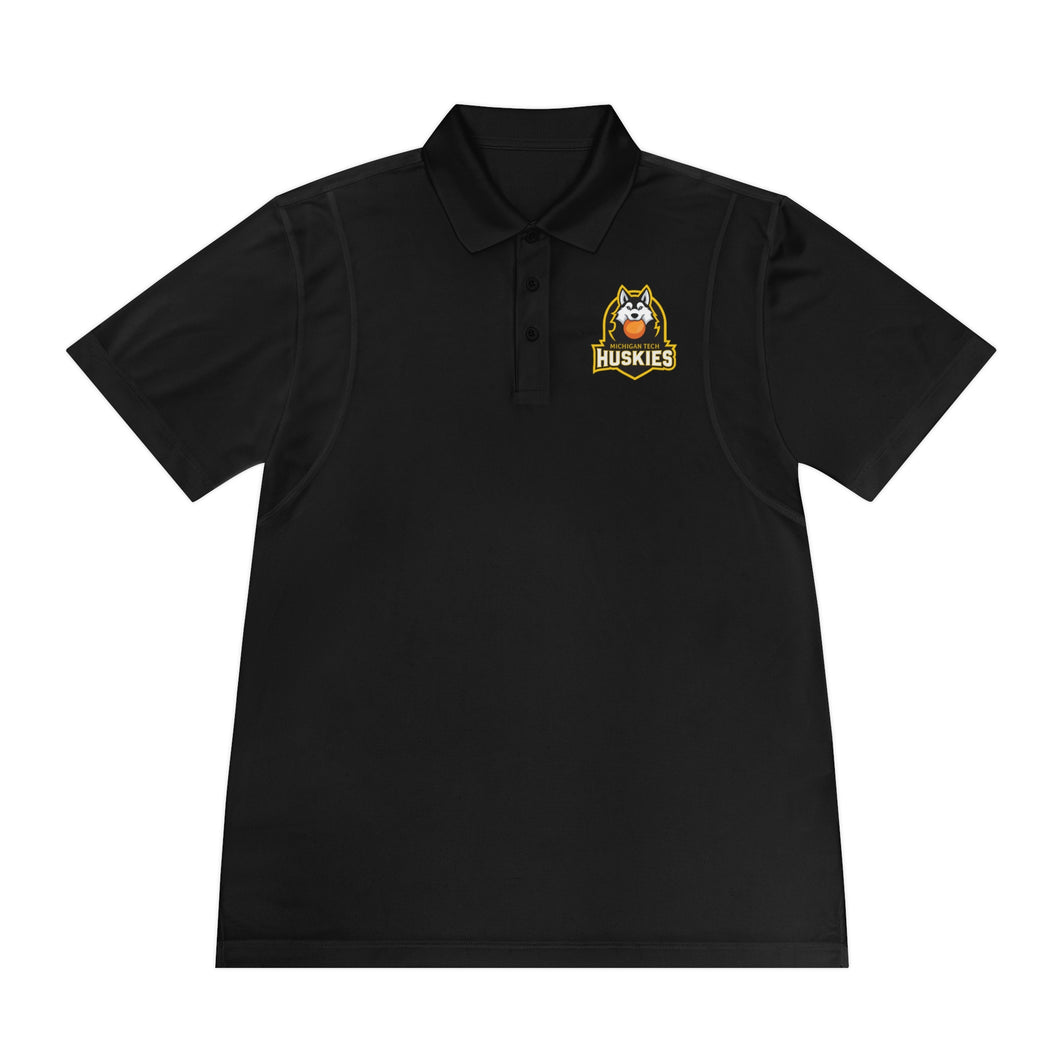 Men's Sport Polo Shirt - Husky Broomball