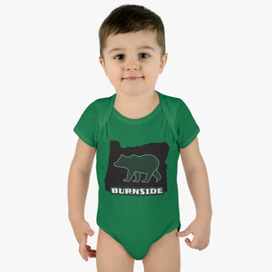 BURNSIDE BEARS  Infant Baby Rib Bodysuit