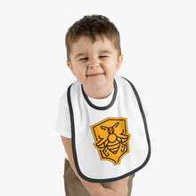 Bee Squad - Baby Contrast Trim Jersey Bib