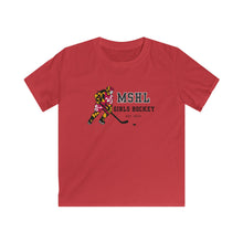 MSHL Girls Hockey Youth Softstyle T-Shirt (colors)