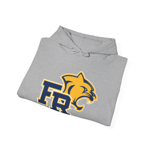 Unisex Hooded Sweatshirt - Franklin Regional Devo (front logo, sleeve text)