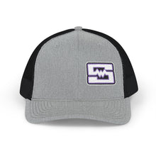Embroidered Snapback Trucker Cap - Shockwave