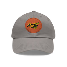 Dad Hat with Leather Patch (Round) - Arsenal