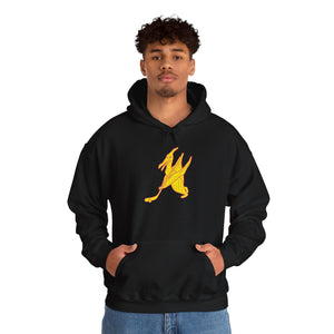 Pink Pterodactyls Unisex Heavy Blend Hooded Sweatshirt - PBH