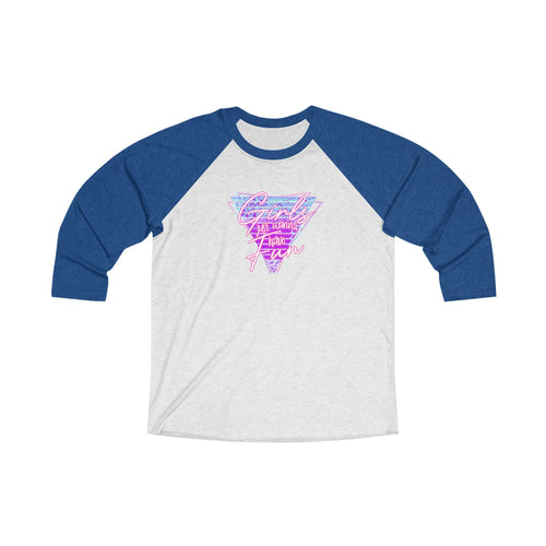 Unisex Tri-Blend 3/4 Raglan Tee- GJWTHF