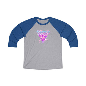 Unisex Tri-Blend 3/4 Raglan Tee- GJWTHF