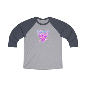 Unisex Tri-Blend 3/4 Raglan Tee- GJWTHF