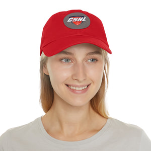 CSHL - Dad Hat with Leather Patch (Round)