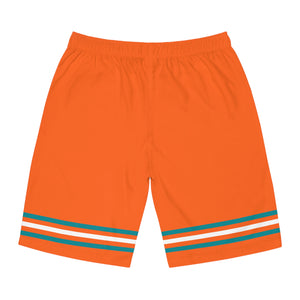 Tropics (Orange) Men's Board Shorts (AOP)