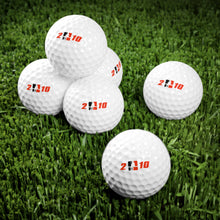 Golf Balls, 6pcs - 2 and 10