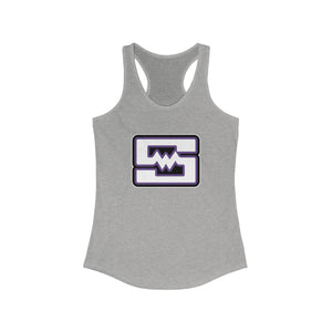 Women's Racerback Tank - Shockwave (front logo)
