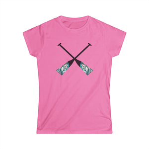 Making Waves - Women's Softstyle Tee - Paddle