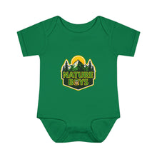 Infant Baby Rib Bodysuit - NATURE BOYS