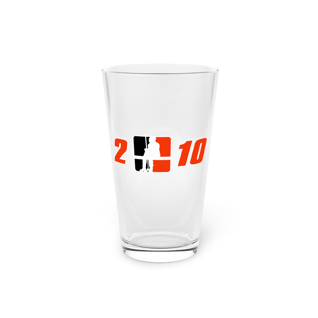 Pint Glass, 16oz -  2 and 10