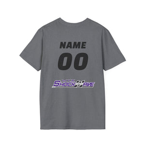 Unisex Softstyle T-Shirt - Front Logo & Customizable Back Name/Number