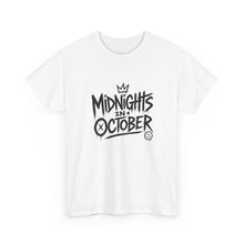 Midnights in October Logo Tee - Unisex Heavy Cotton Tee