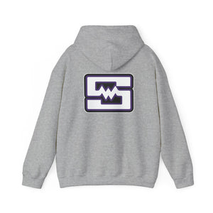 Unisex Hooded Sweatshirt - Mix Sports Shockwave (front and back logos)