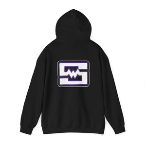 Unisex Hooded Sweatshirt - Mix Sports Shockwave (front and back logos)
