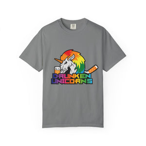 Drunken Unicorn Unisex Garment-Dyed T-shirt - PBH