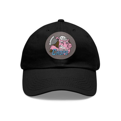 CHOPS - Dad Hat with Leather Patch (Round)