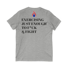 The Junction V-Neck Tee — "Exercising Just Enough to ......