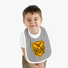 Bee Squad - Baby Contrast Trim Jersey Bib