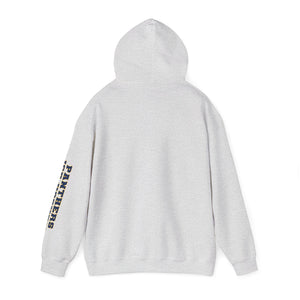 Unisex Hooded Sweatshirt - Franklin Regional Devo (front logo, sleeve text)