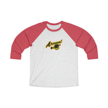 Unisex Tri-Blend 3/4 Raglan Tee - ARSENAL