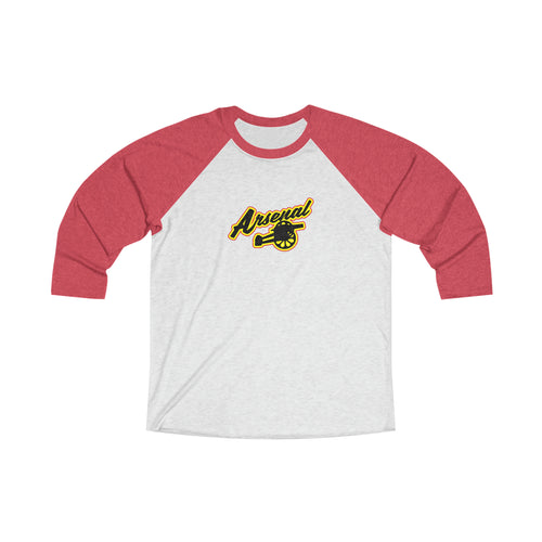 Unisex Tri-Blend 3/4 Raglan Tee - ARSENAL