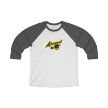 Unisex Tri-Blend 3/4 Raglan Tee - ARSENAL