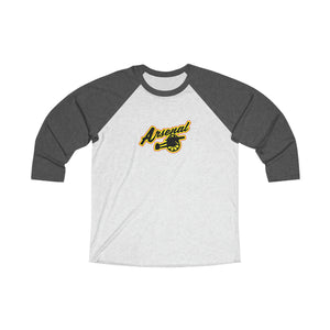 Unisex Tri-Blend 3/4 Raglan Tee - ARSENAL