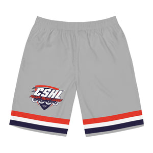 CSHL Roller (Gray) Men's Board Shorts (AOP)