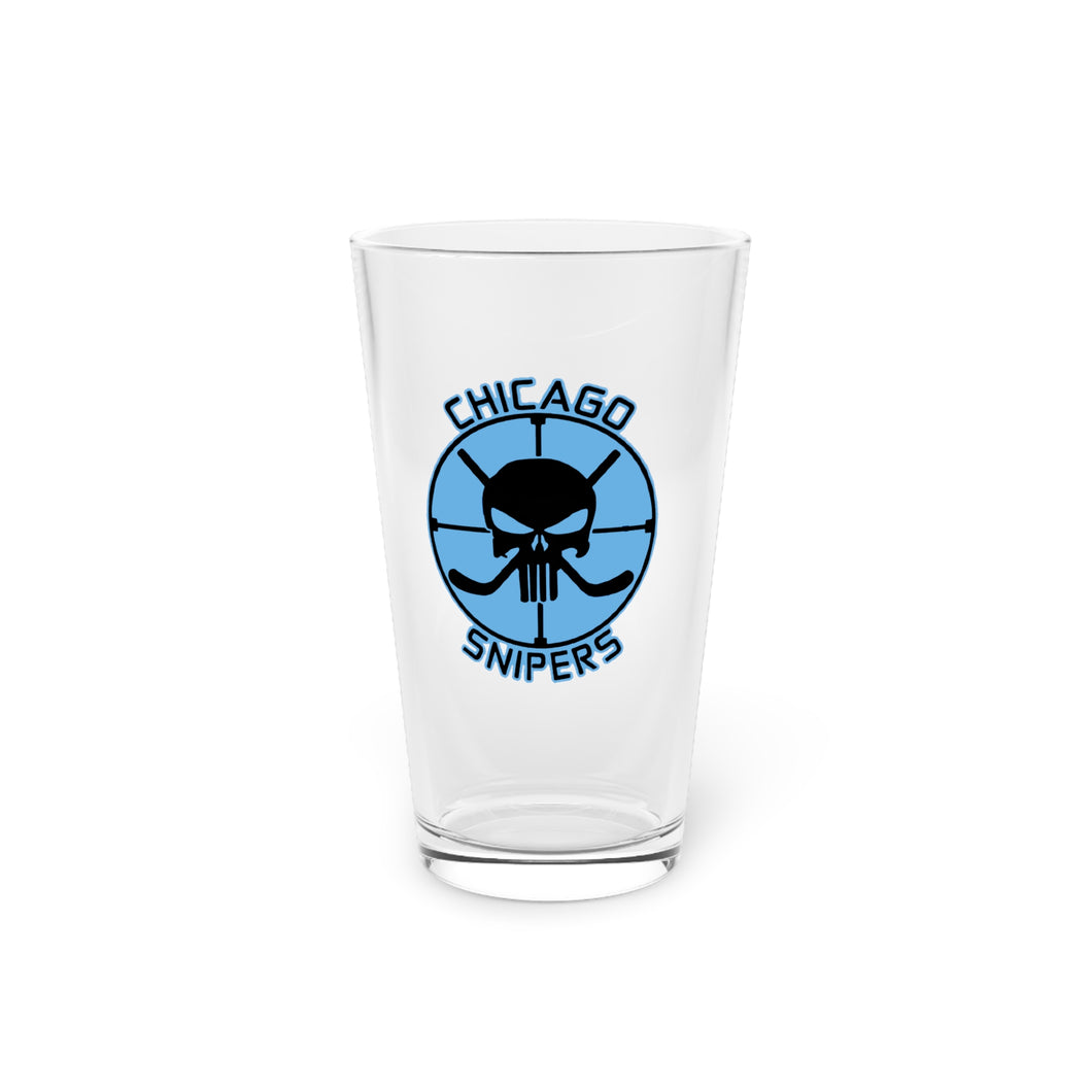 Chicago Snipers - Pint Glass, 16oz